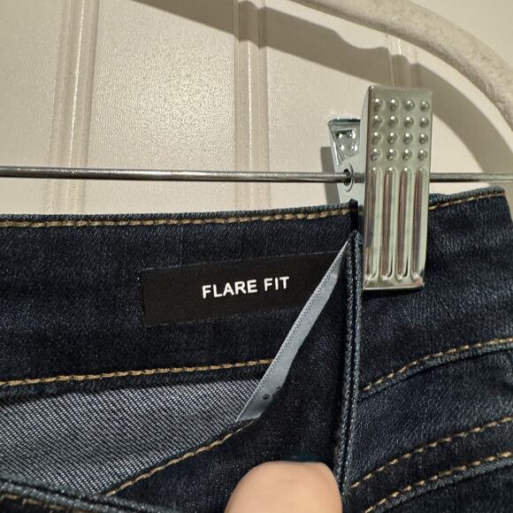 Judy Blue Carson City Flare Jeans High Waisted Front Seams Size 28 - Picture 5 of 7